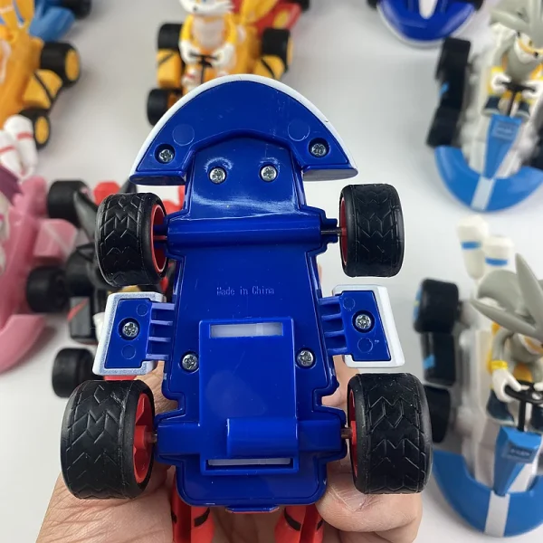 Sonic the Hedgehog Toy Car Model Sliding Racing Cars Cartoon Game Anime Pull-back vehicle fun Collecting Toys Gifts 6
