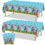 Gold Coin Bros Birthday Banner Figures Party Streamers Happy Birthday Party Favors Background Baby Shower Kids Boys Gifts Toys 1