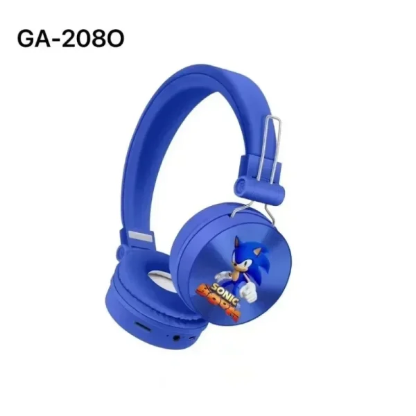 Cartoon Sonics Anime Bluetooth Earphones Gaming Headset Game Peripheral Student Birthday Gifts 3