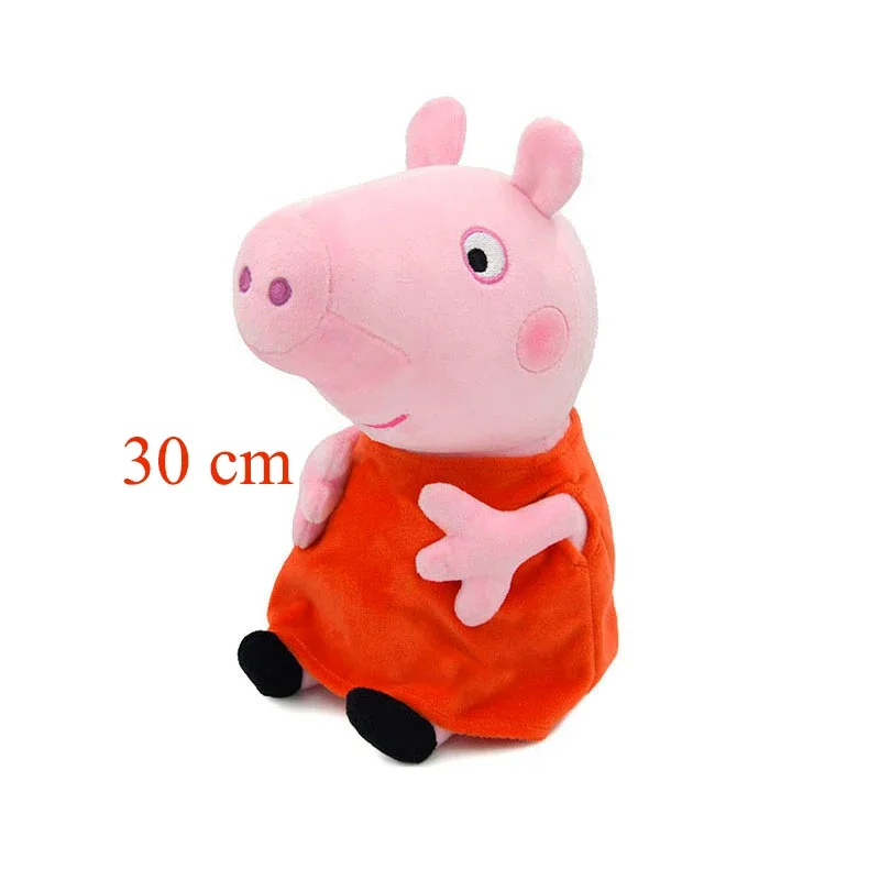 30cm Original Peppa Pig Plush Toys George Eddie Bear Mr Dinosaur Cartoon Anime Figure Stuffed Plush Toys Kids Christmas Gift Toy 6