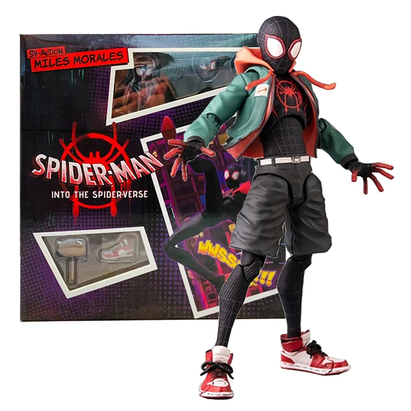 Sv Action Spiderman Miles Morales Action Figure Collection 1