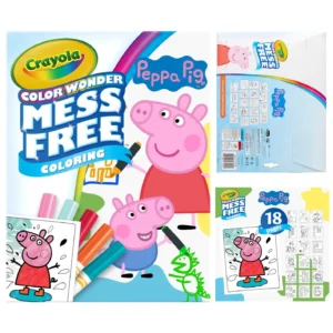 Crayola Peppa Pig Color Wonder Activity Set, Mess Free Peppa Pig Coloring Pages Peppa Pig Toys Gifts 75-7000 1
