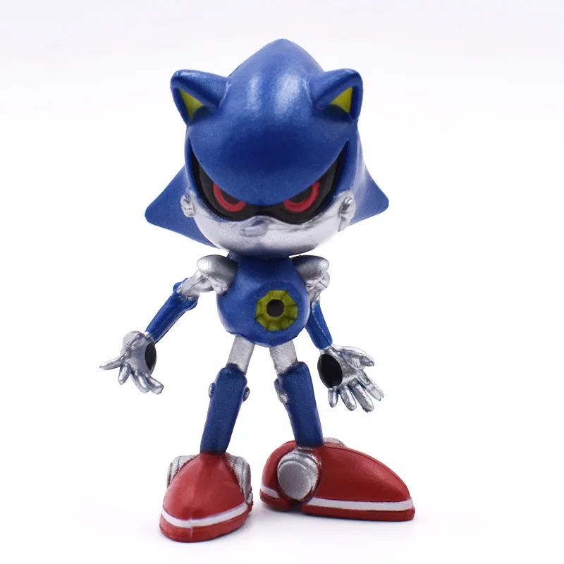 6pcs/set Super Sound Sonic Movie Game Dolls Shadow Hedgehog PVC Figure Model Toy Kids Birthday Gift 6