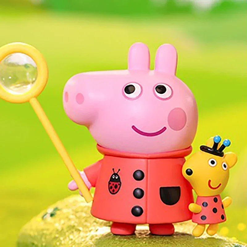 POP MART Peppa Pig Family Celebration Series Blind Box Guess Bag Mystery Box Toys Doll Cute Anime Figure Desktop Ornaments Gift 5