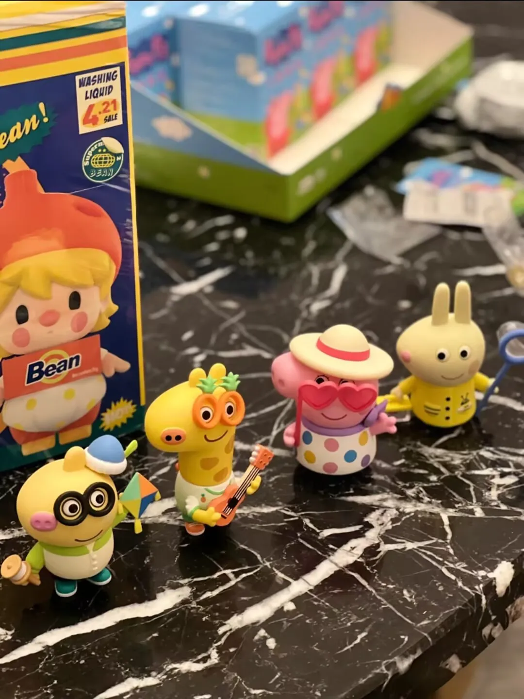 POP MART Peppa Pig Family Celebration Series Kawaii Anime Action Figure Blind Box - Surprise Mystery Doll Collectible for Fans 6