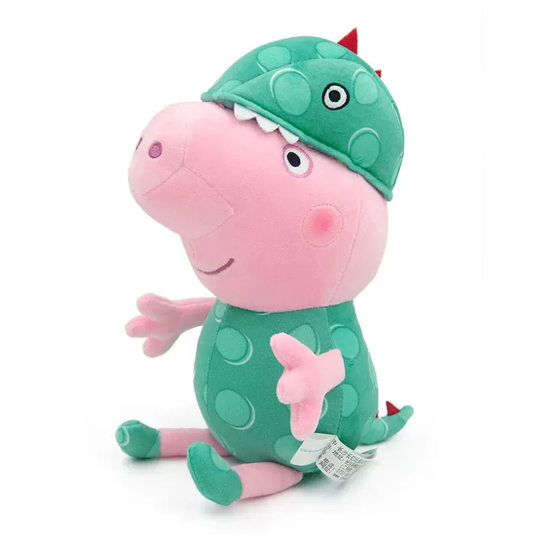 Original Peppa Pig Dinosaur Set Series Cute Cartoon Plush Toys Anime Characters Stuffed Plush Dolls Children's Birthday Gifts 2
