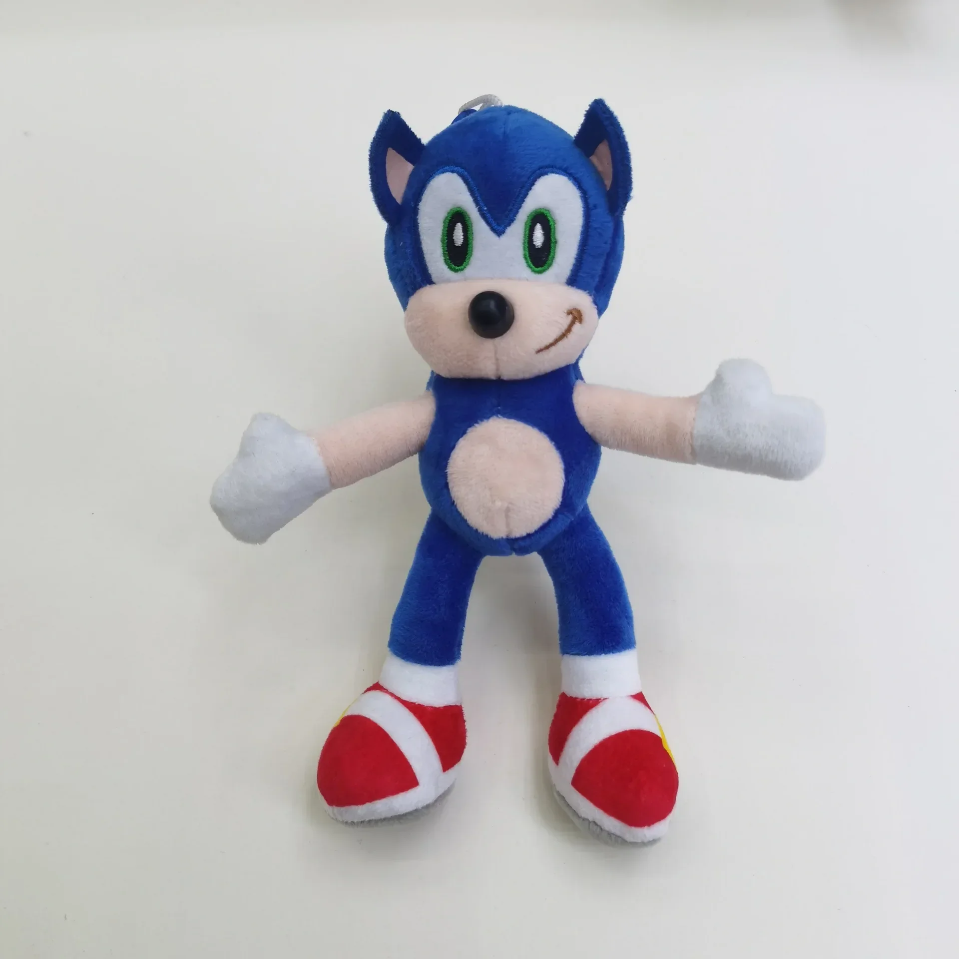 20cm Sonic Plush Doll keychain Toys Cartoon PP Cotton Black Blue Shadow Hedgehog Soft Stuffed pendant Home Decoration kids Gift 2