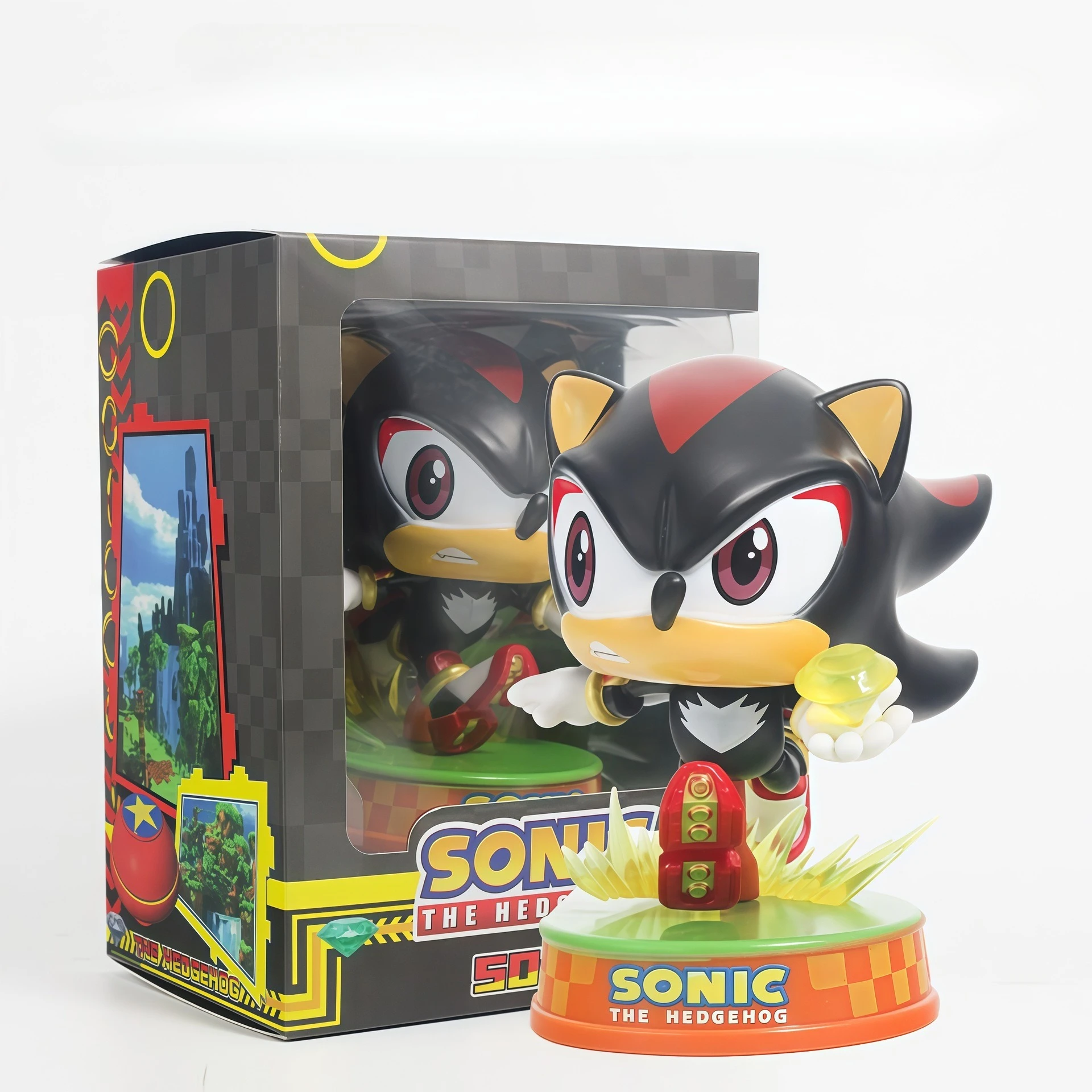 11CMSet Sonic Figure Tails Werehog Action Figures Knuckles Doll Dr. Eggman Cartoon Figurines Collectible Dolls Kids Hedgehog Toy 3