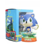 11CMSet Sonic Figure Tails Werehog Action Figures Knuckles Doll Dr. Eggman Cartoon Figurines Collectible Dolls Kids Hedgehog Toy 1