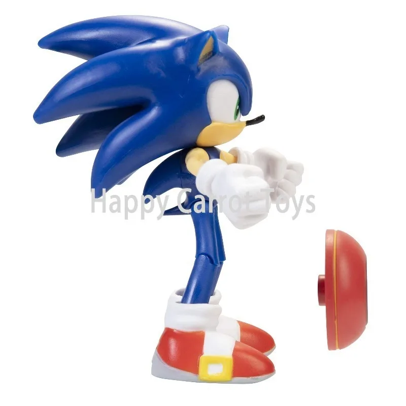 Original Sonic The Hedgehog 4 Inch Action Figure Classic Anime Character Collectible Model Exclusive Accessories Diamond Kid Toy 6