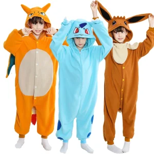 Pokemon Costumes Boys Girls Onesie Anime Kigurumis Charizard 1