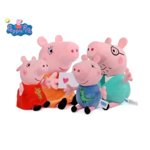 30cm Original Peppa Pig Plush Toys George Eddie Bear Mr Dinosaur Cartoon Anime Figure Stuffed Plush Toys Kids Christmas Gift Toy 1