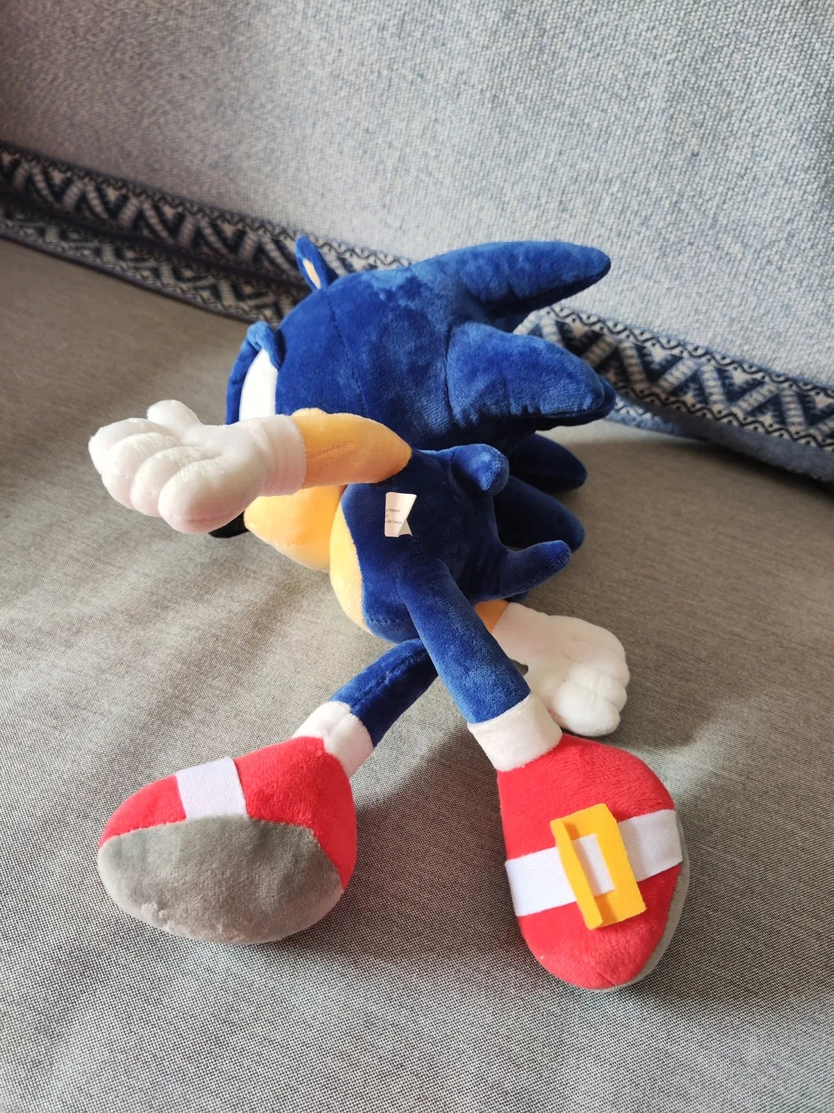 Cross-border new-style plush toy of the cartoon character Sonic the Hedgehog, a cute rabbit-style plush toy, related merchandise 1