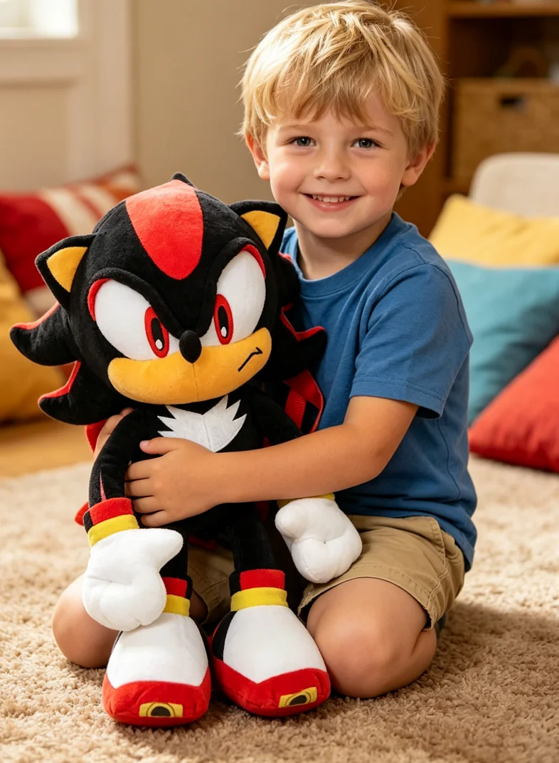 Classic Sonic Game Character Black Shadow 50CM 1