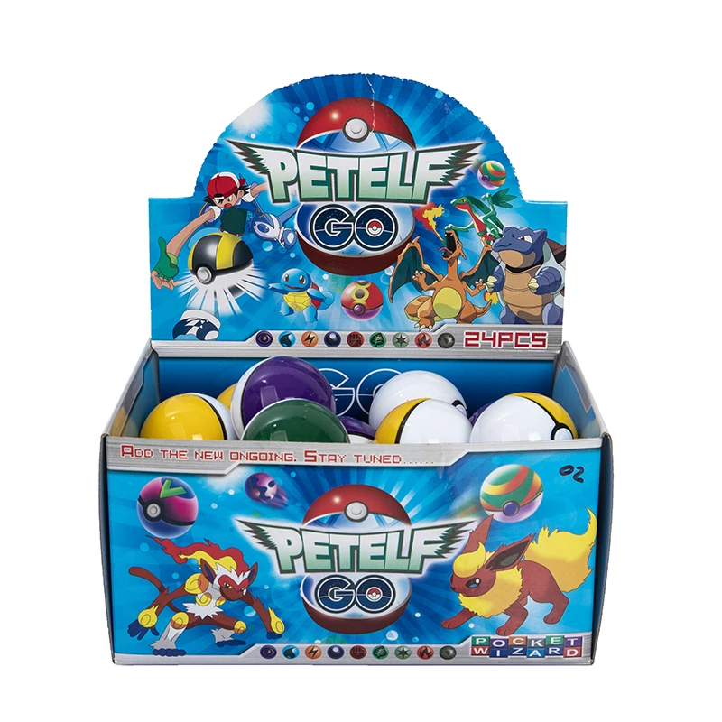 24Pcs /Set 5CM Pokemon PokeBall Model Anime Figure 2