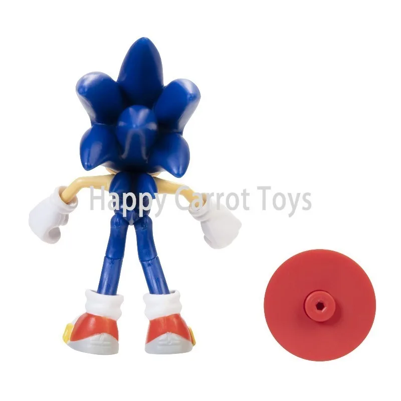 Original Sonic The Hedgehog 4 Inch Action Figure Classic Anime Character Collectible Model Exclusive Accessories Diamond Kid Toy 5