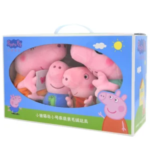 Hot Sale Peppa Pig Plush Toys George Pig Daddy Pig Mom George Dinosaur Family Pig Soft Plush Toys Kid's Gifts Can Be Sent Away 1