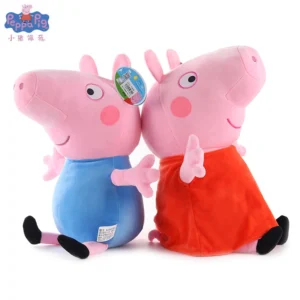 19cm Original Peppa Pig Plush Toys George Eddie Bear Mr Dinosaur Cartoon Anime Figure Stuffed Plush Toys Kids Christmas Gift Toy 1